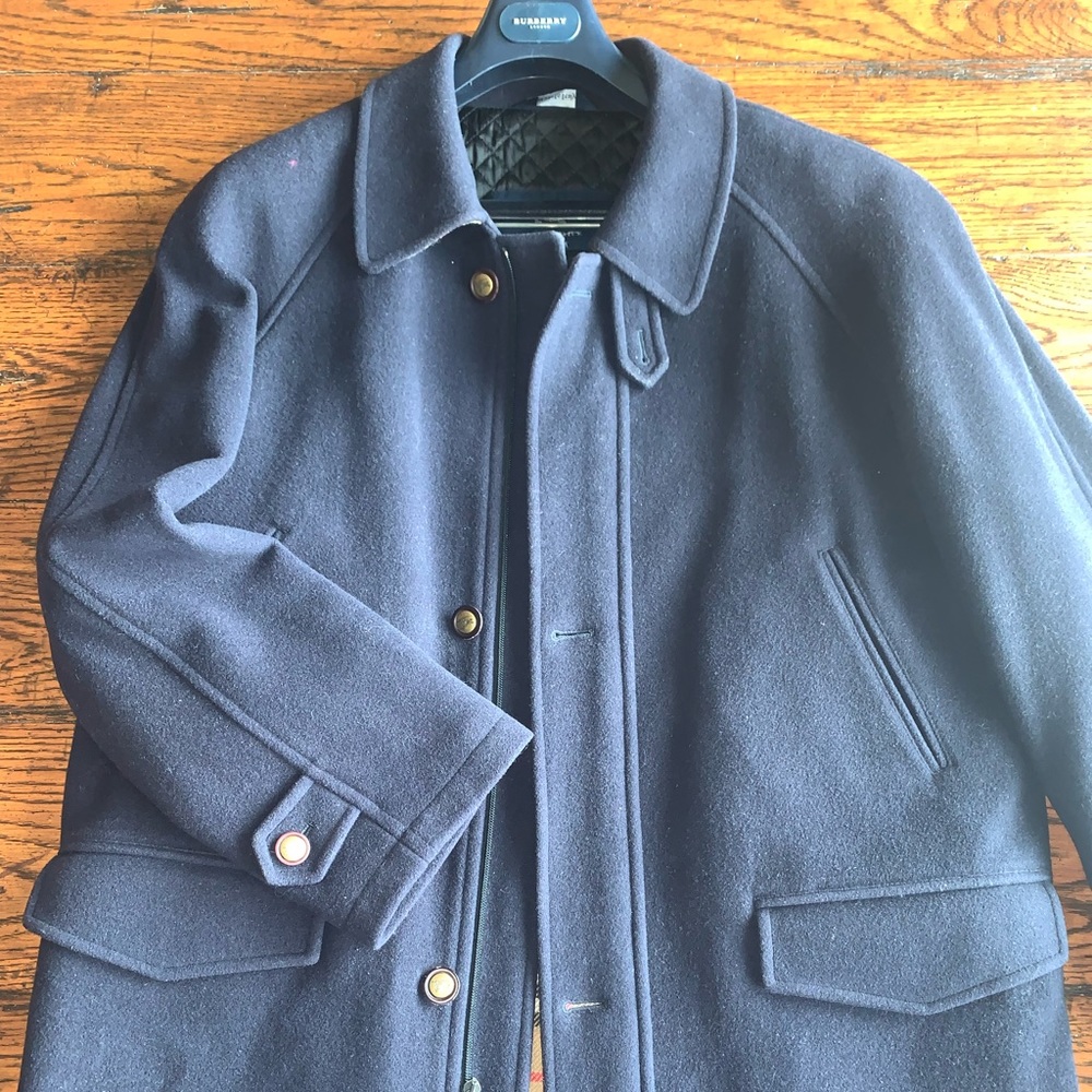 Burberry Wool Car Coat Men’s Medium